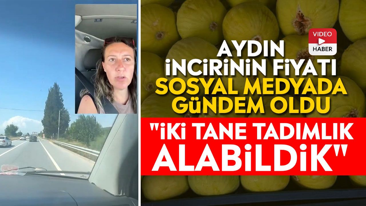 Aydın incirinin fiyatı sosyal medyada gündem oldu: "İki tane tadımlık alabildik"