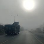 Aydın-Çine yolunu sis kapladı