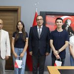 YKS’de Aydın’ı gururlandıran öğrencilerden ziyaret