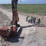 Söke Regülatörü inşaatındaki ekipler gece gündüz çalışıyor