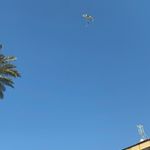 Nazilli semalarında paramotor şovu
