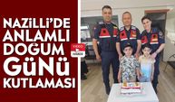 Nazilli’de anlamlı doğum günü kutlaması
