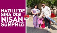Nazilli’de sıra dışı nişan sürprizi
