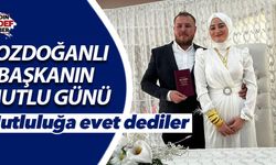 Bozdoğanlı başkanın mutlu günü