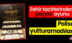 Zehir tacirlerinden 'peçete' oyunu