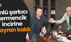 Germencik Belediye Başkanı Zencirci, ünlü şarkıcı Dalkılıç'ı ağırladı