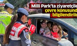 Milli Park’ta ziyaretçiler çevre konusunda bilgilendirildi