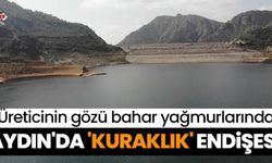 Aydın'da 'kuraklık' endişesi!