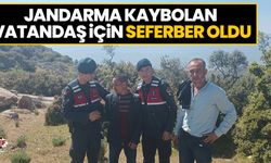 Jandarma kaybolan vatandaş için seferber oldu