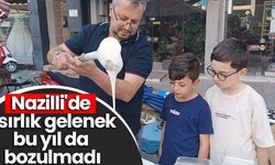 Nazilli'de asırlık gelenek bu yıl da bozulmadı