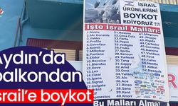 Aydın’da o dernek İsrail malını boykot etti