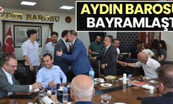 Aydın Barosu bayramlaştı