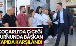 Başkan Arıcı’yı kapıda karşıladılar