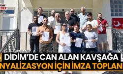 Didim'de can alan kavşağa sinyalizasyon için imza toplandı