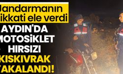 Aydın'da motosiklet hırsızı kıskıvrak yakalandı!