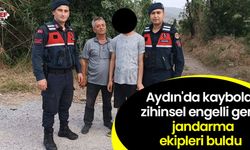 Aydın'da kaybolan zihinsel engelli genci jandarma ekipleri buldu