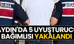 Aydın'da 5 uyuşturucu bağımlısı yakalandı