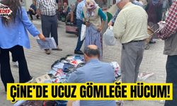 Çine’de ucuz gömleğe hücum!