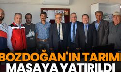 Bozdoğan'ın tarımı masaya yatırıldı