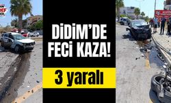 Didim'de feci kaza: 3 yaralı