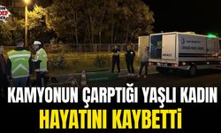 Kamyonun çarptığı yaşlı kadın hayatını kaybetti