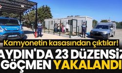 Aydın'da 23 düzensiz göçmen yakalandı