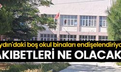 Aydın'daki boş okul binaları endişelendiriyor!