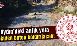 Bakanlık Aydın’daki antik yol için devreye girdi