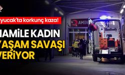 Hamile kadın yaşam savaşı veriyor