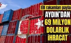 Aydın'dan 69 milyon dolarlık ihracat