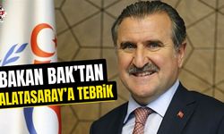 Bakan Bak’tan  Galatasaray'a tebrik