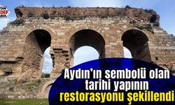 Aydın’ın sembolü olan tarihi yapının restorasyonu şekillendi