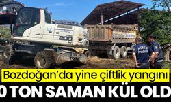 Bozdoğan’da yine çiftlik yangını