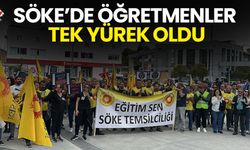 Söke’de öğretmenler tek yürek oldu