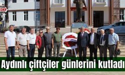 Aydınlı çiftçiler günlerini kutladı