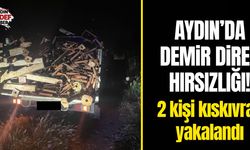 Aydın'da demir direk hırsızlığı!