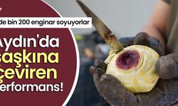 Aydın'da şaşkına çeviren performans!