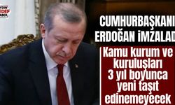 Cumhurbaşkanı Erdoğan imzaladı! Tasarruf Tedbirleri Genelgesi Resmi Gazete’de
