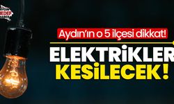 Aydın'da Dev Elektrik Kesintisi: 5 İlçe Karanlığa Gömülecek!