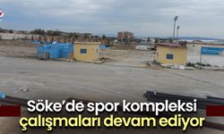 Söke'de spor kompleksi çalışmaları devam ediyor