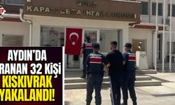 Aydın'da aranan 32 kişi kıskıvrak yakalandı!