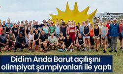 Didim Anda Barut açılışını olimpiyat şampiyonları ile yaptı