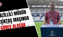 Nazillili müdür Beşiktaş maçında görev alacak