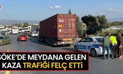 Söke’de meydana gelen kaza trafiği felç etti