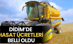 Didim’de hasat ücretleri belli oldu