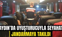 Aydın'da uyuşturucuyla seyahat jandarmaya takıldı