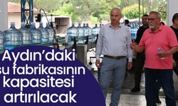Aydın’daki belediyenin su fabrikası yenileniyor