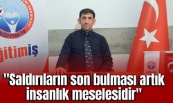 Aydın'da Eğitim-İş'ten İsrail'e lanet