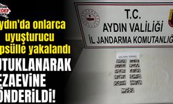 Aydın'da onlarca uyuşturucu kapsülle yakalandı