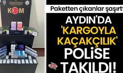 Aydın'da 'kargoyla kaçakçılık' polise takıldı!